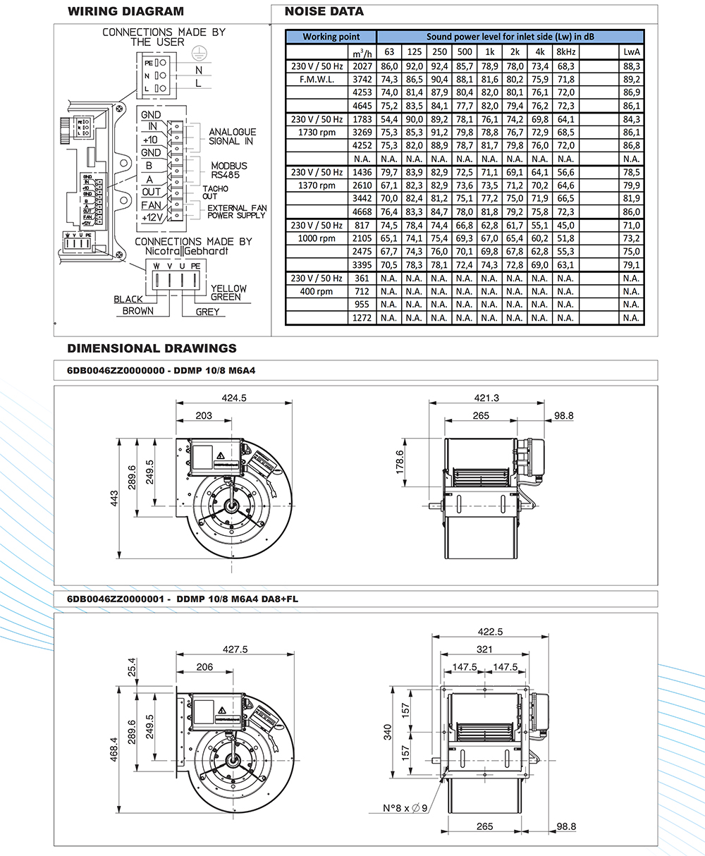 DDMP 10/8 M6A4 DA8+FL