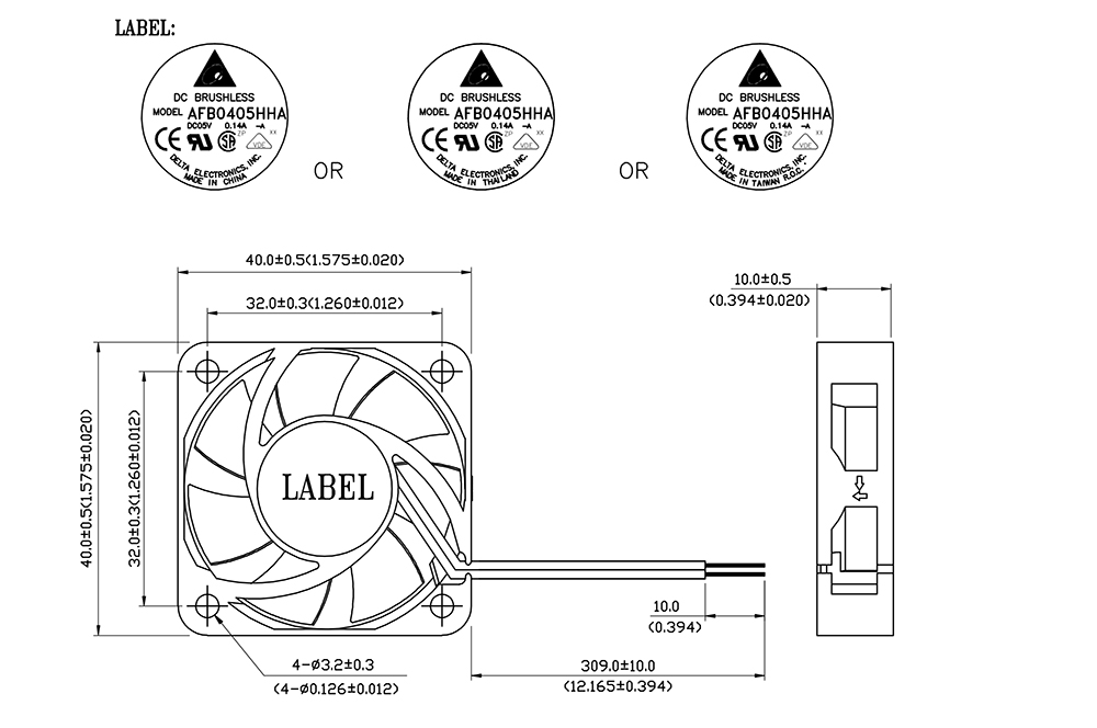 AFB0405HHA-A